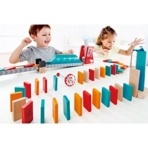 Wooden Domino Ball Set: Mighty Hammer | Games Games Games