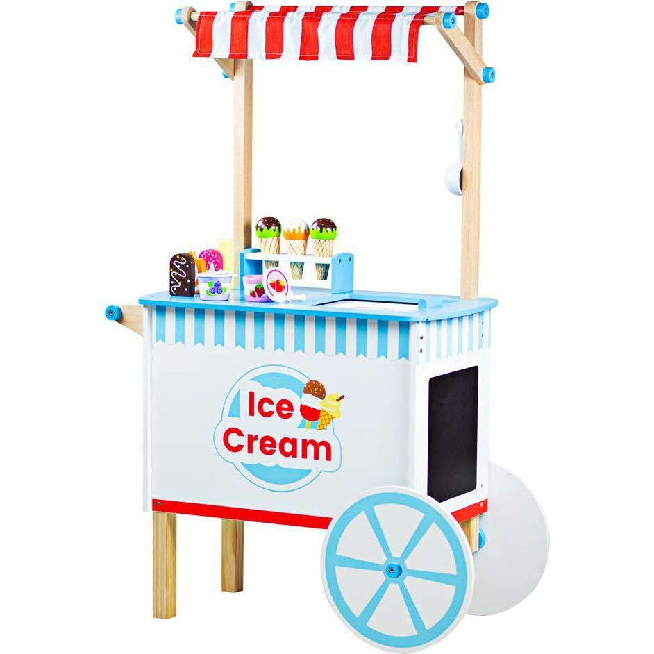 Wooden Ice Cream Cart | Play Food & Accessories Kids Multi