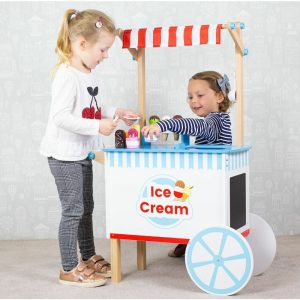 Wooden Ice Cream Cart | Play Food & Accessories Kids Multi