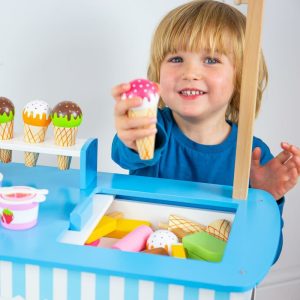 Wooden Ice Cream Cart | Play Food & Accessories Kids Multi