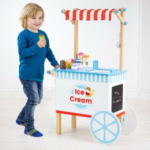 Wooden Ice Cream Cart | Play Food & Accessories Kids Multi