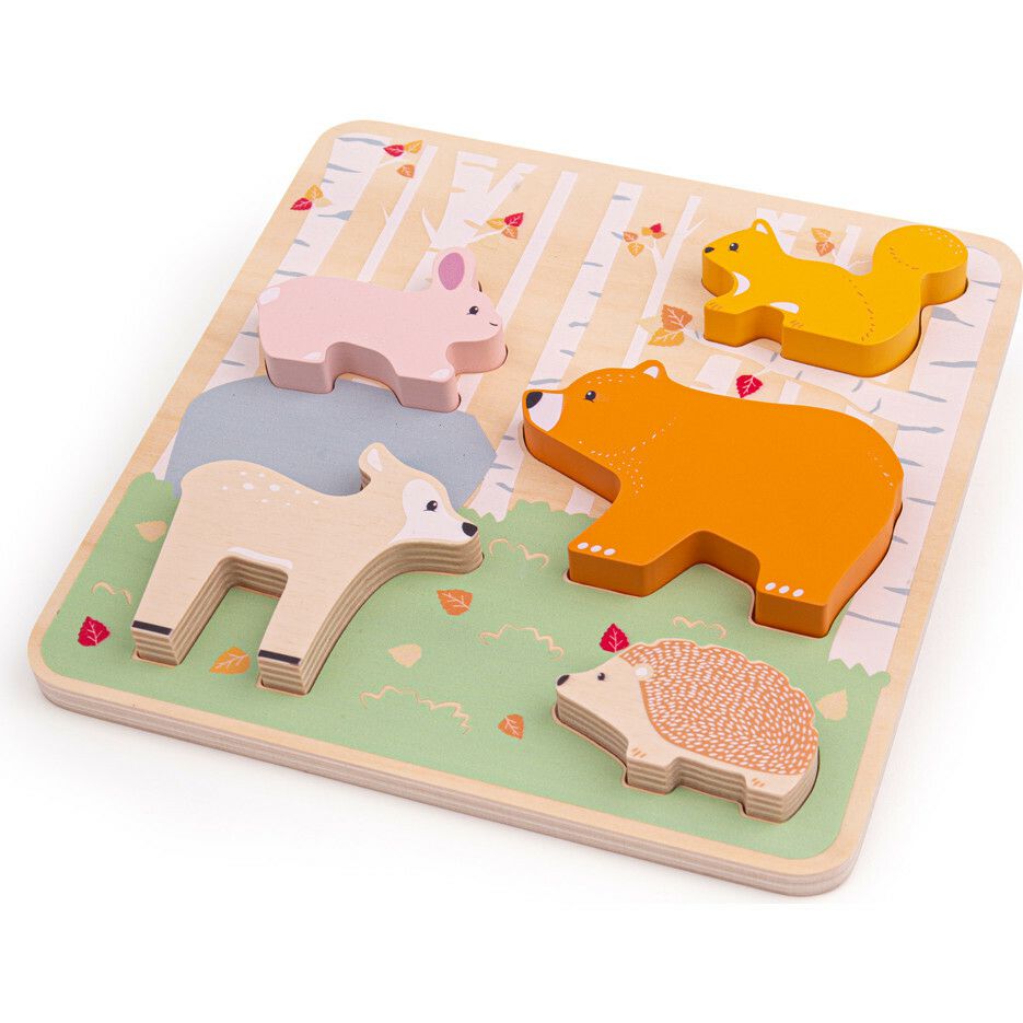 Woodland Chunky Puzzle | Puzzles Imaginative Learning Multi