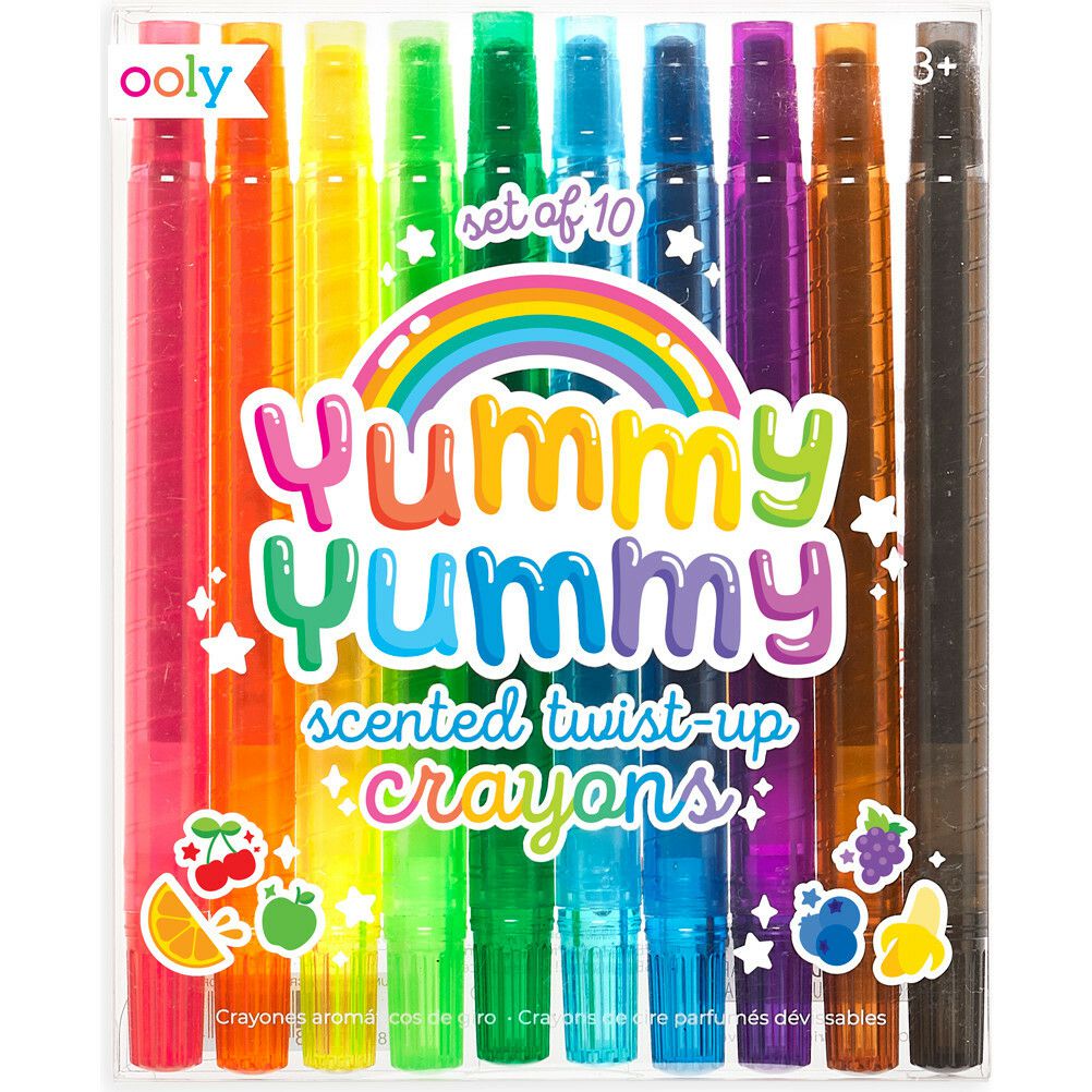 Yummy Yummy Scented Twist-Up Crayons, Set Of 10 | Arts & Crafts Arts & Crafts Arts & Crafts