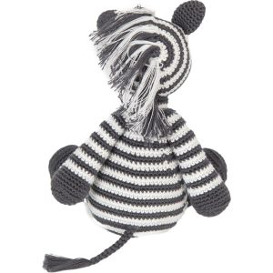 Zebra Stuffed Animal Organic Handmade | Plush Kids Grey