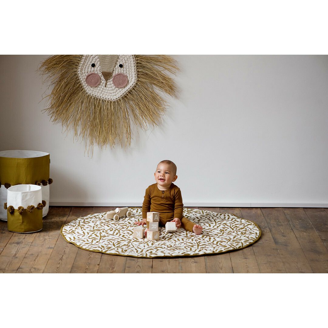 Organic Cotton Reversible Playmat, Sand Castle | Activity Gyms & Playmats Activity Gyms & Playmats Activity Gyms & Playmats