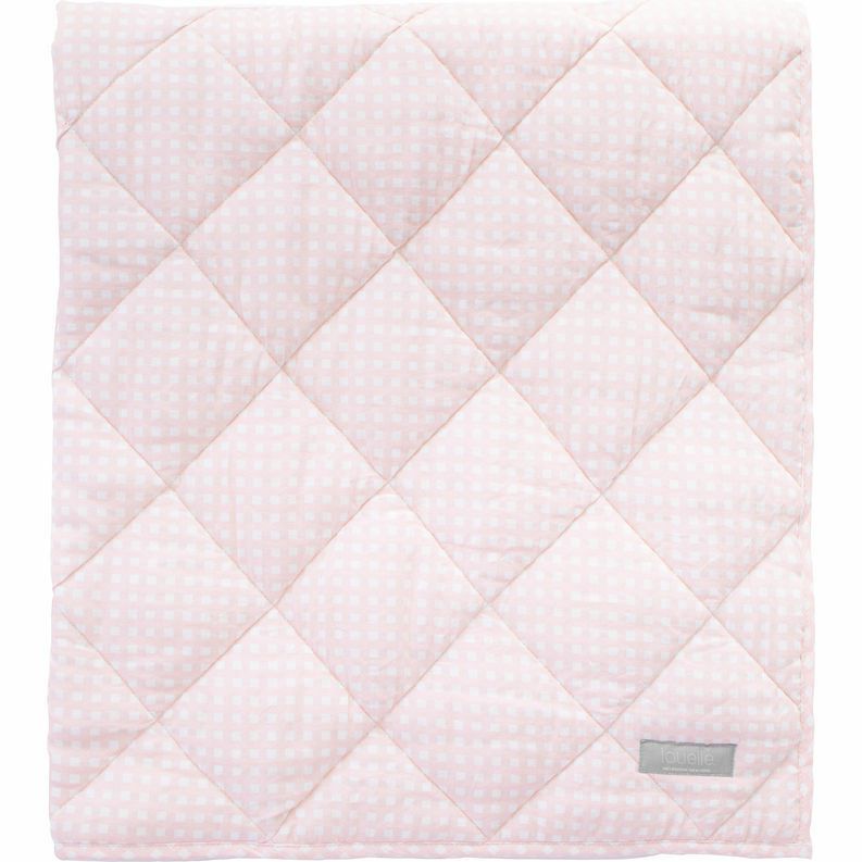 Reversible Play Mat, Dusty Pink Gingham And White Linen | Activity Gyms & Playmats Activity Gyms & Playmats Activity Gyms & Playmats