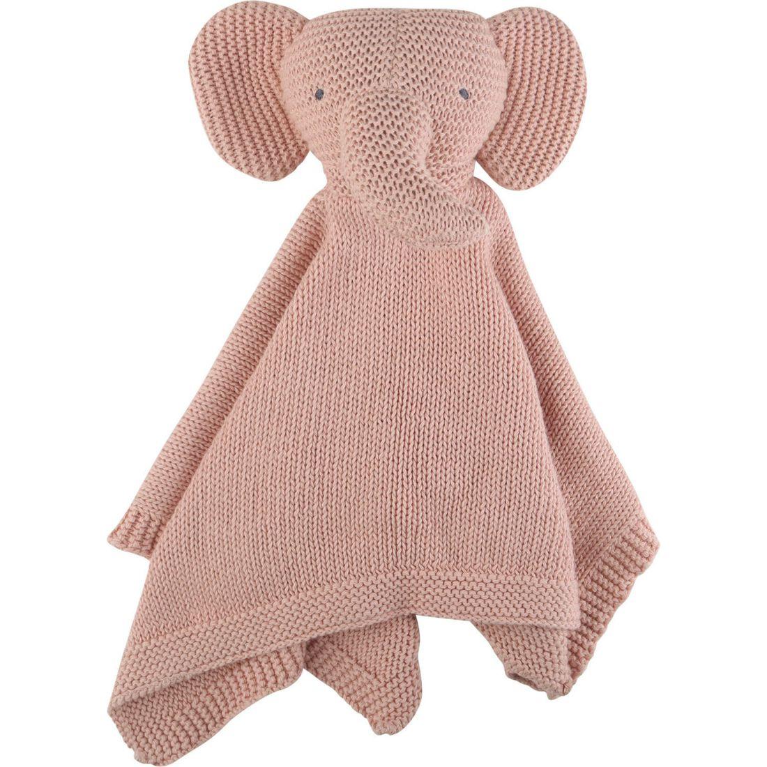 Organic Elephant Lovey, Pink Pearl | Plush Baby & Toddler Pink