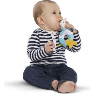 Shake & Chew Rattle, Blue/Yellow | Teethers & Rattles Baby & Toddler Multi