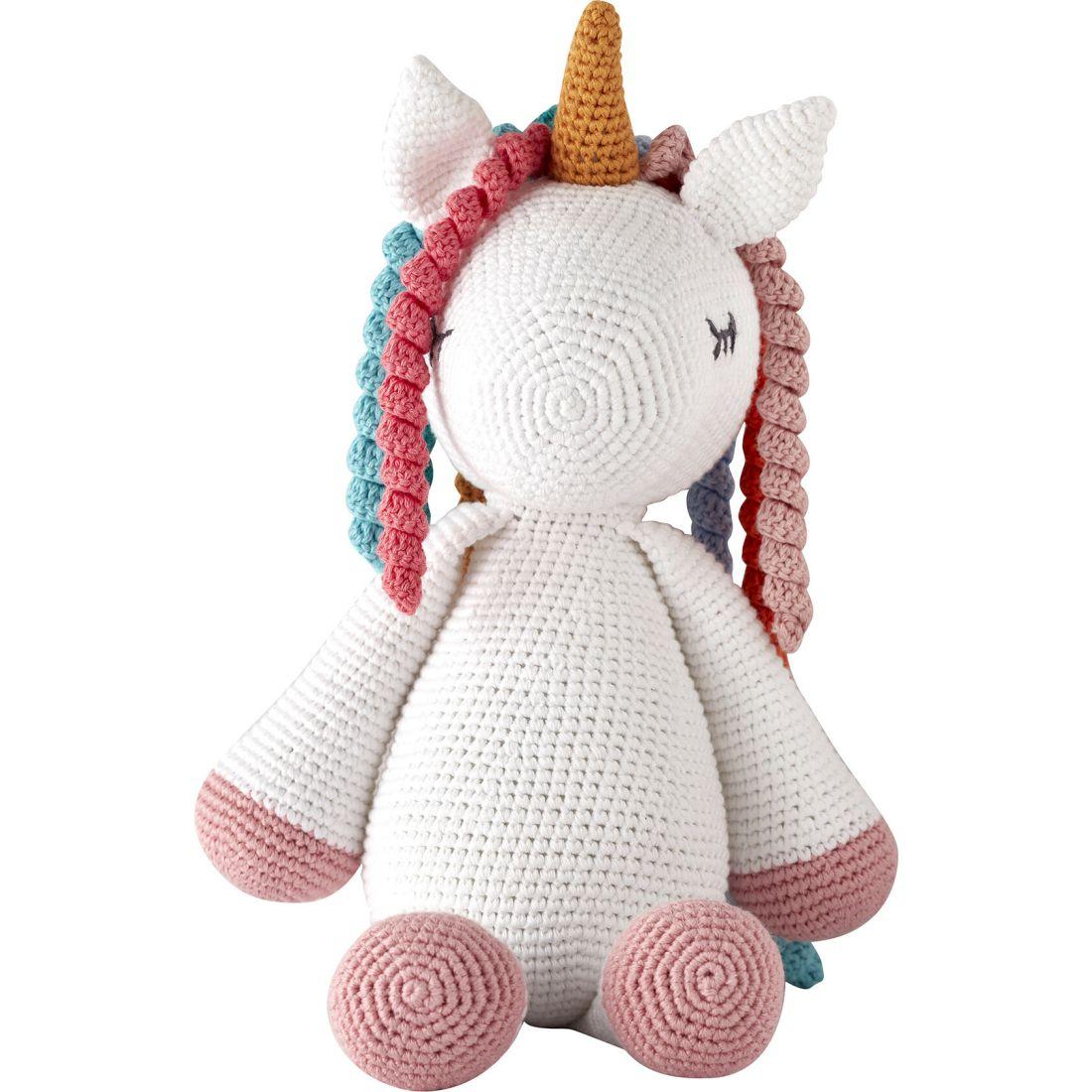 Unicorn Organic Handmade Stuffed Animal | Plush Baby & Toddler Green