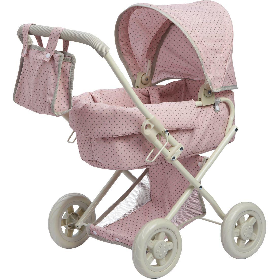 Olivia’S Little World Buggy-Style Doll Stroller, Pink/Gray | Dolls & Doll Accessories Dolls & Doll Accessories Dolls & Doll Accessories