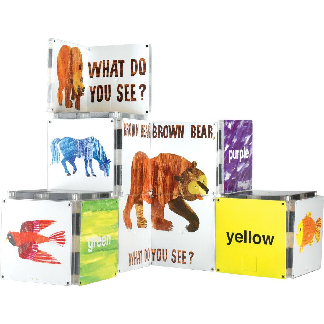 Brown Bear, Brown Bear, What Do You See? Magna-Tiles Structures | STEM Toys Kids Multi