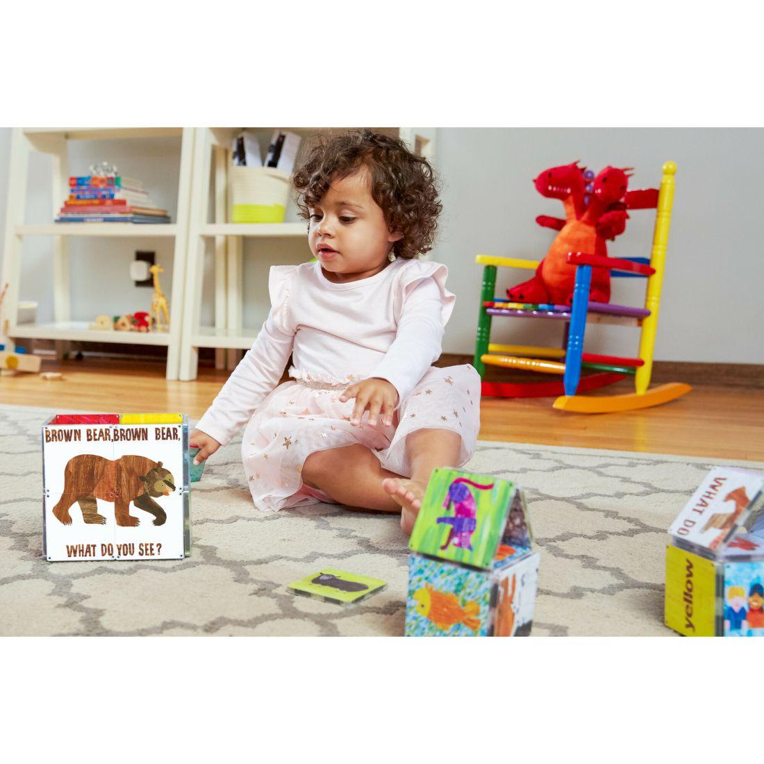 Brown Bear, Brown Bear, What Do You See? Magna-Tiles Structures | STEM Toys Kids Multi