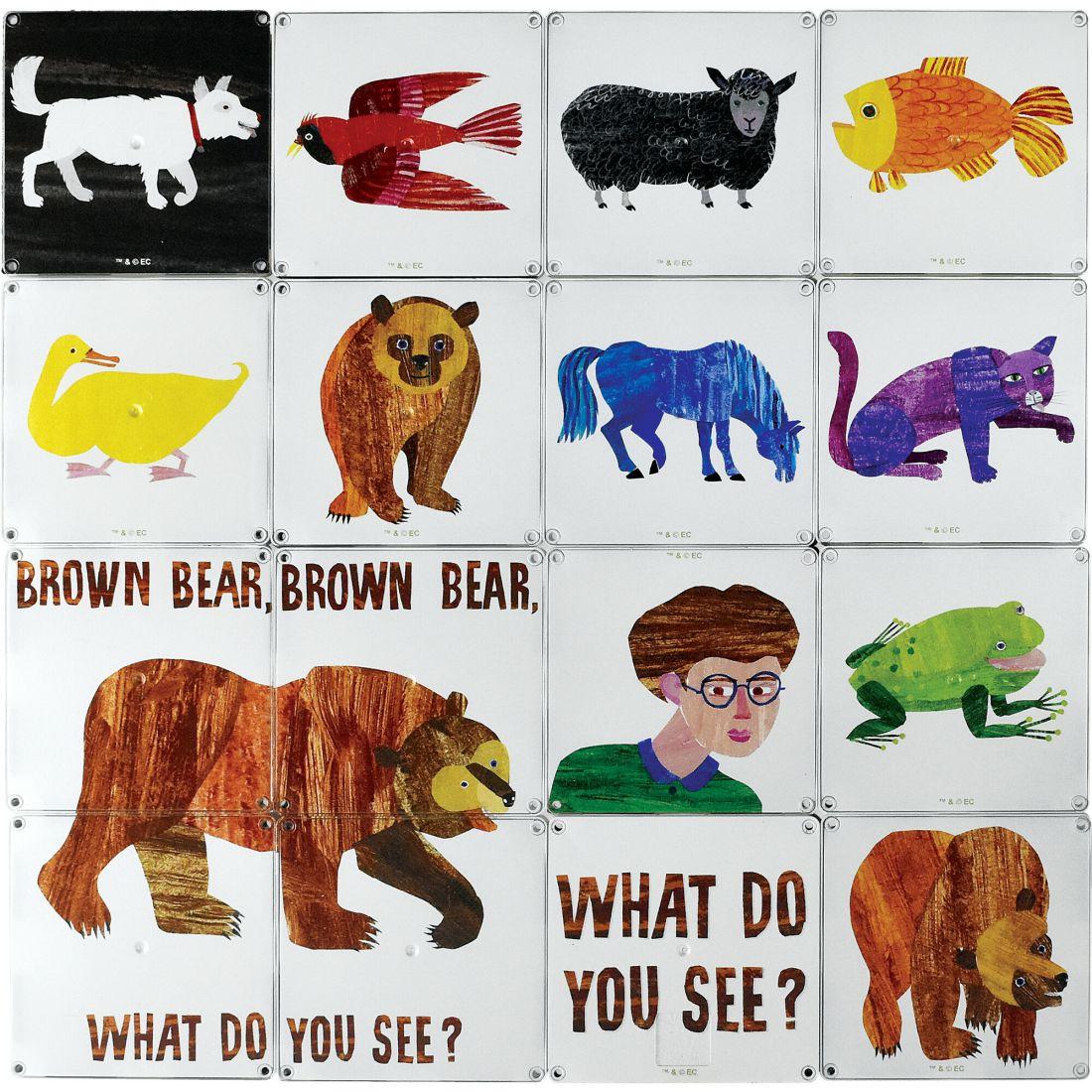 Brown Bear, Brown Bear, What Do You See? Magna-Tiles Structures | STEM Toys Kids Multi