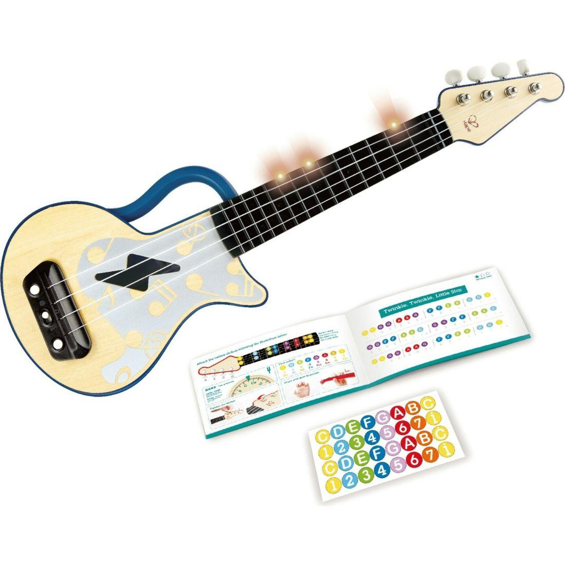 Learn With Lights Kid’S Electronic Ukulele In Blue | Musical Kids Multi