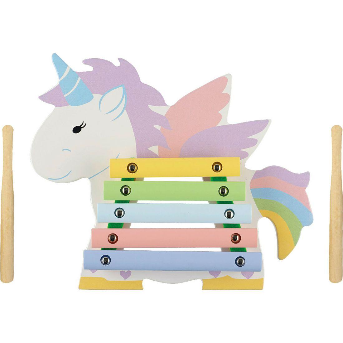 Orange Tree Toys: Xylophone: Unicorn – Wooden Musical Instrument Toy | Musical Kids Multi