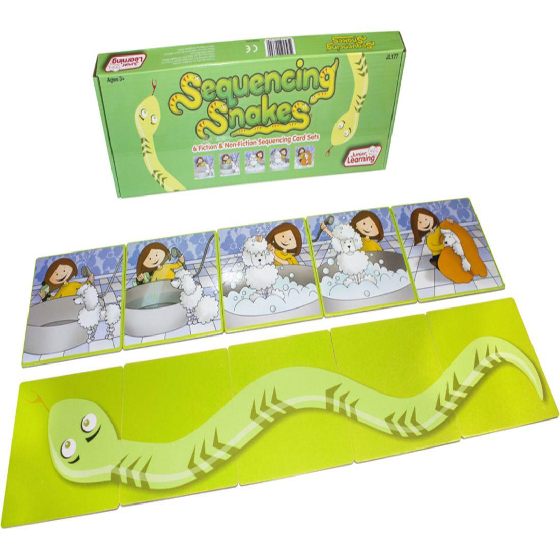 Sequencing Snakes For Ages 5-6 Kindergarten 1St Grade Learning | STEM Toys Kids Multi