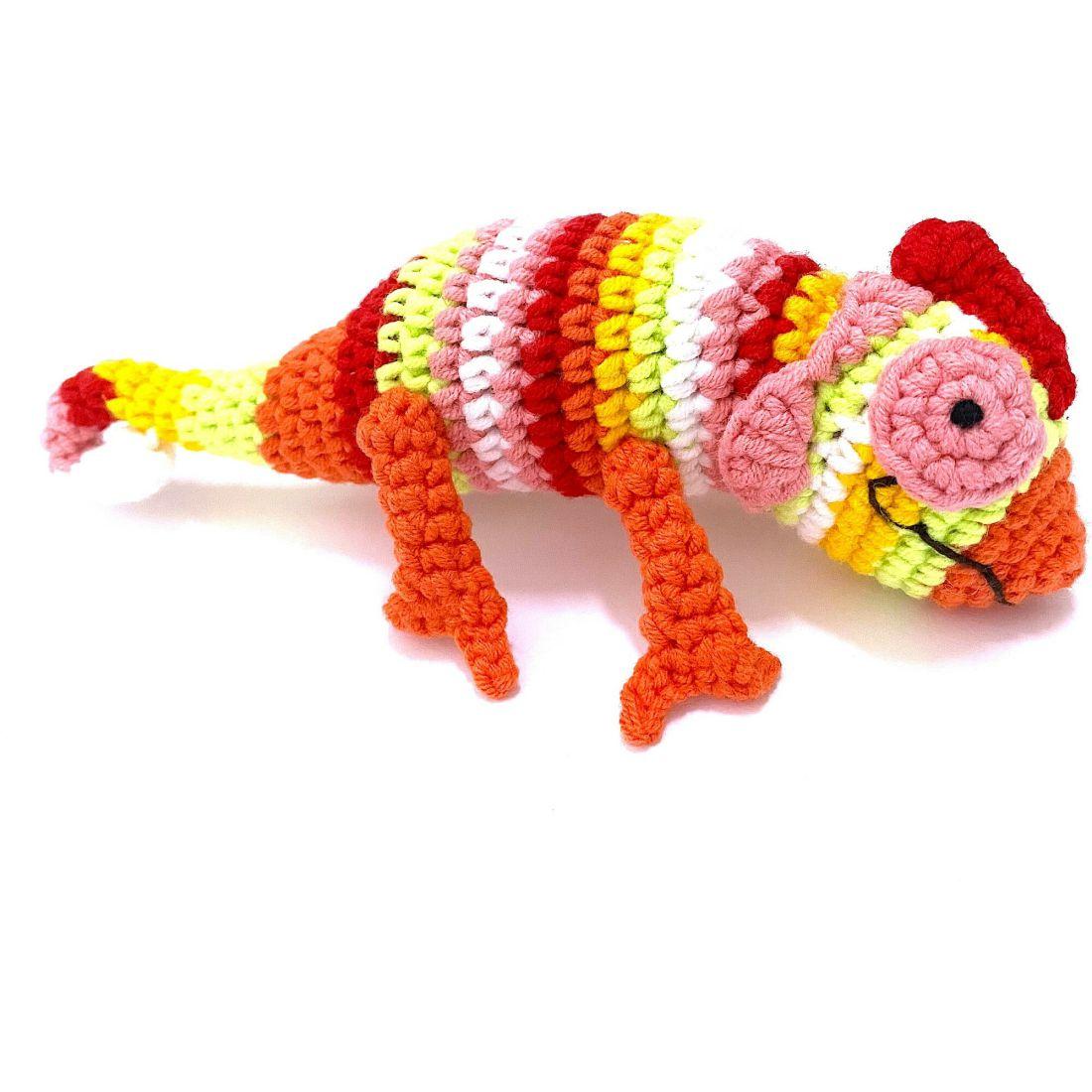 Chameleon Stuffed Knit Toy | Plush Kids Plush