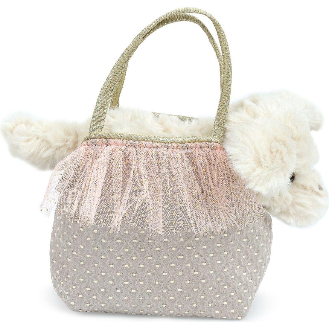 Sugar Maltese Plush And Purse Set | Plush Kids Multi